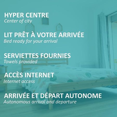 Апартаменти Studio Hyper Centre Avec Balcon Шатору Екстер'єр фото